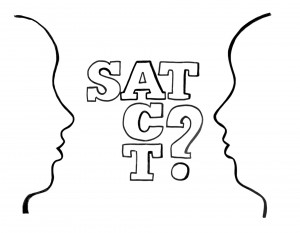 SAT versus ACT.